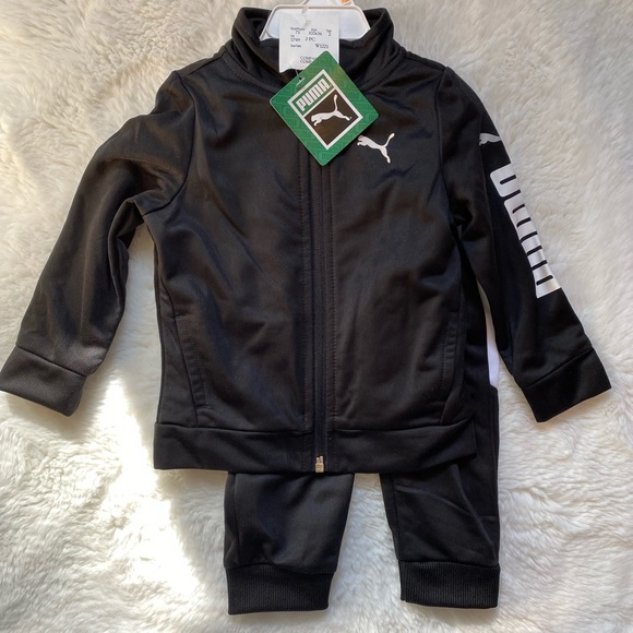 2 Piece Puma Sweatsuit black - Picture 1 of 3